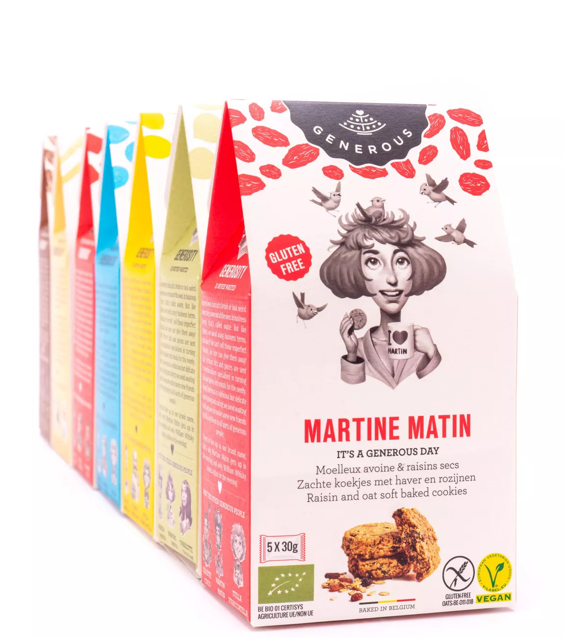 "Martine Matin" Oat & raisin cookies - Generous