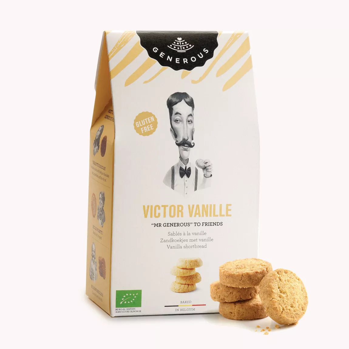 "Victor Vanille" Vanilla butter Shortbread - Generous