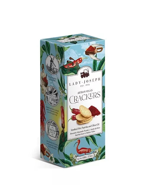 Crackers with Smoked Hot Paprika & Olive Oil - Lady Joseph