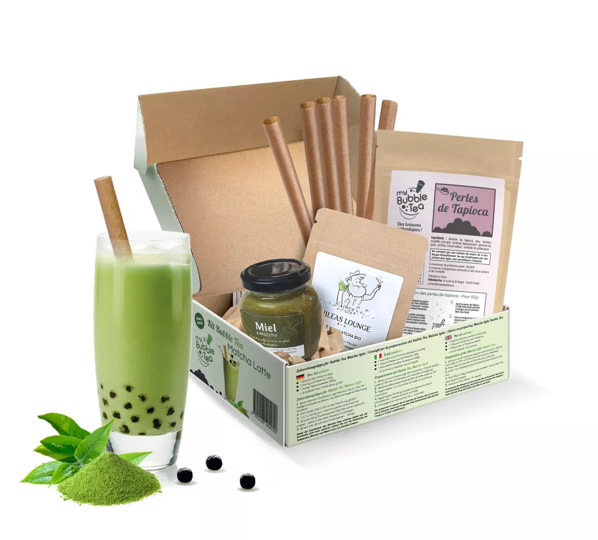 Bubble Tea Matcha Latte Kit