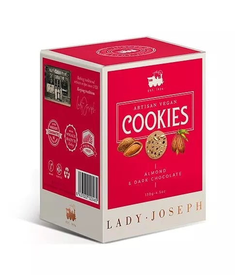 Cookies with almonds & dark chocolate - Lady Joseph