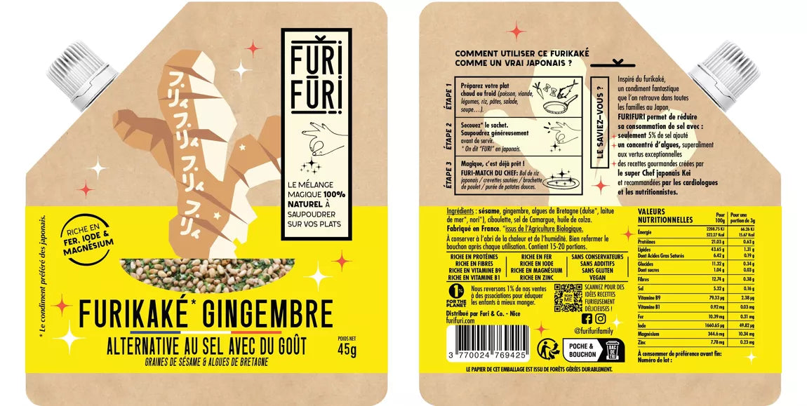 Furikake Ginger - Sesame & seaweed