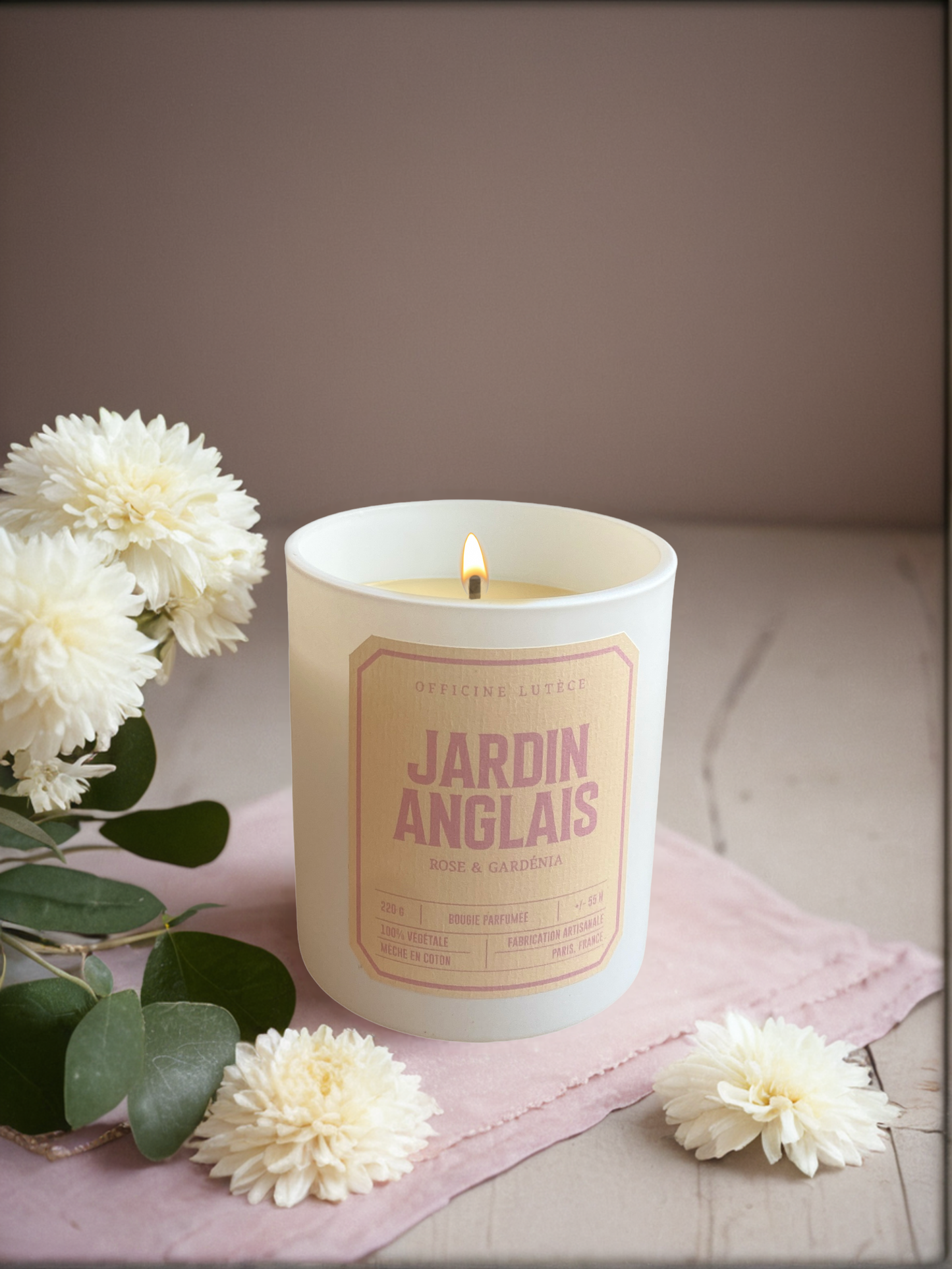 English Garden Scented Candle - Rose & Gardenia