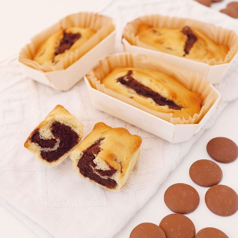 Mini wooden cake molds & 8 cupcake cases Ø11cm- Scrapcooking