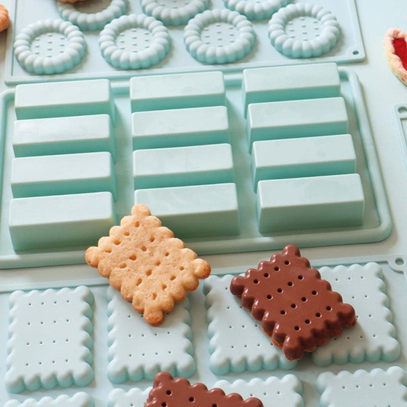 12 Mini Cakes Silicone Mould - Scrapcooking