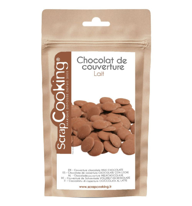 Premium Milk Chocolate Couverture- Scrapcooking
