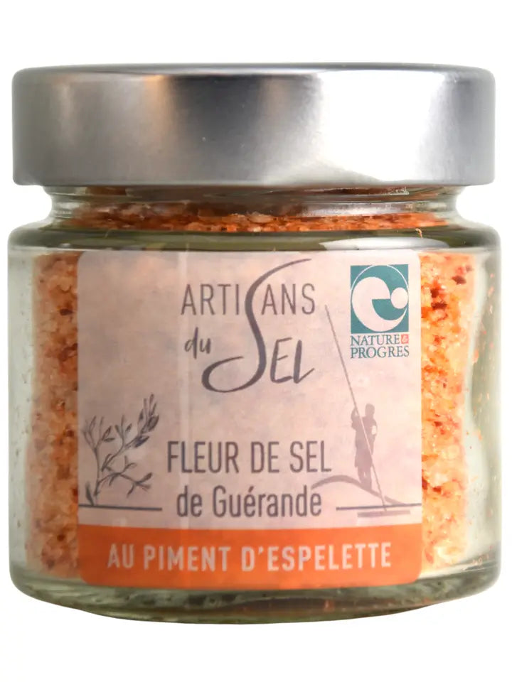 Guérande Fleur de Sel & Chili Pepper Espelette -Artisan du Sel