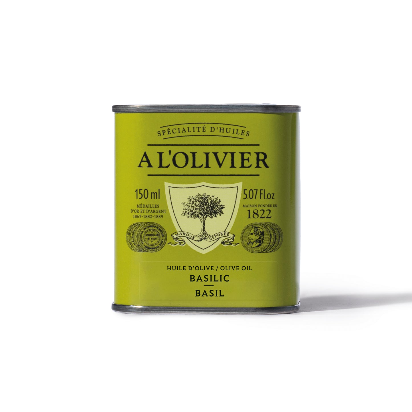 Basil aromatic olive oil - A l'Olivier