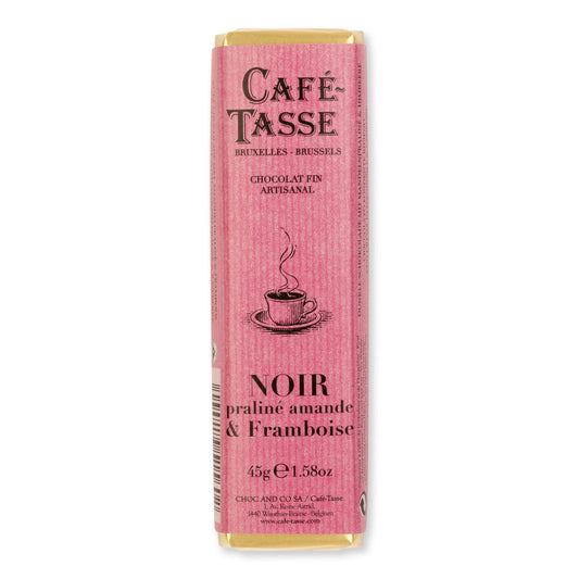 Dark Chocolate, Almond praliné & Raspberry - Café Tasse