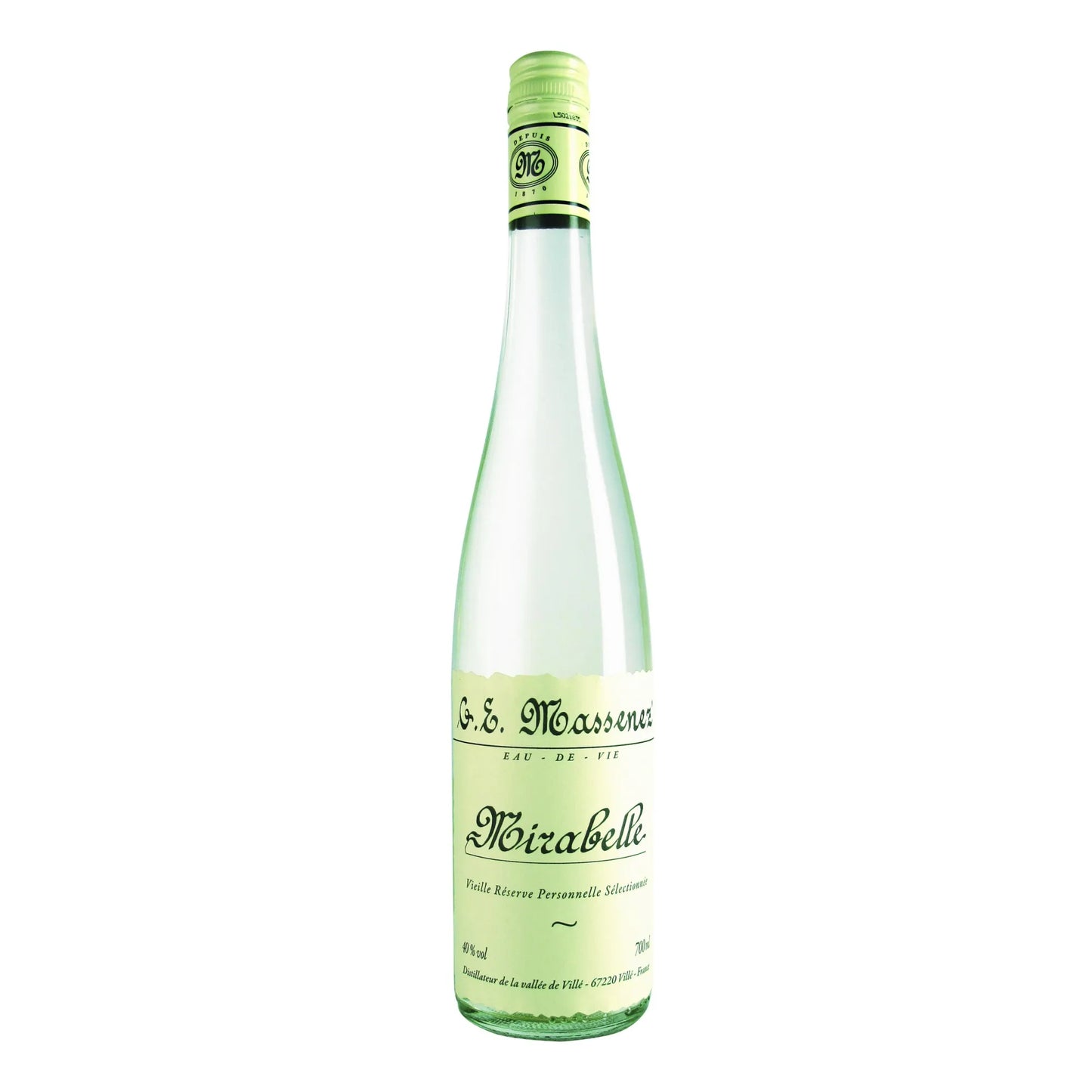 Reserve Mirabelle Yellow Plum Eau de Vie - Massenez