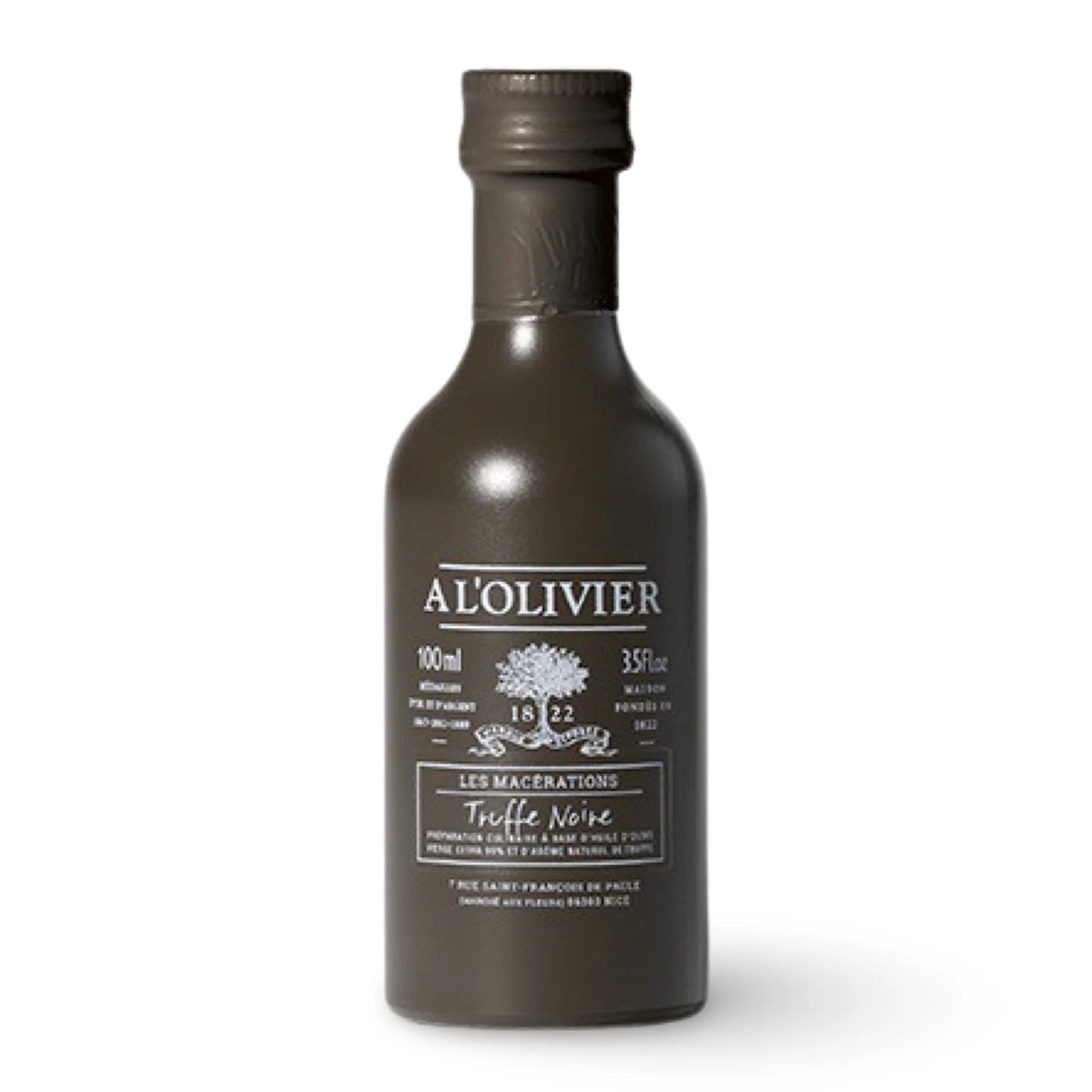 Black truffle flavour aromatic olive oil - A l'Olivier