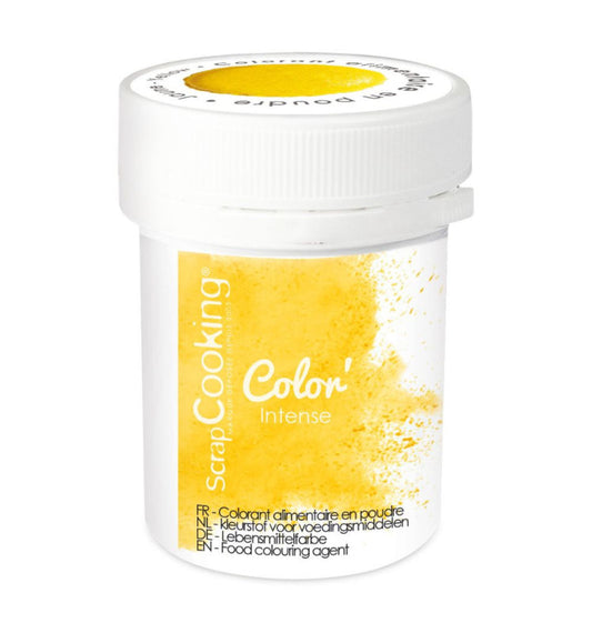 Yellow Powdered Food Colouring - Scrapcooking