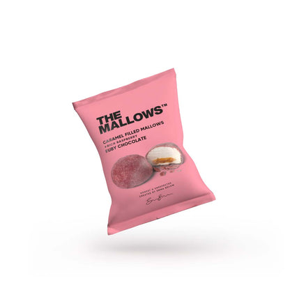 Caramel filled Mallows, Raspberry& Ruby Chocolate - The Mallows