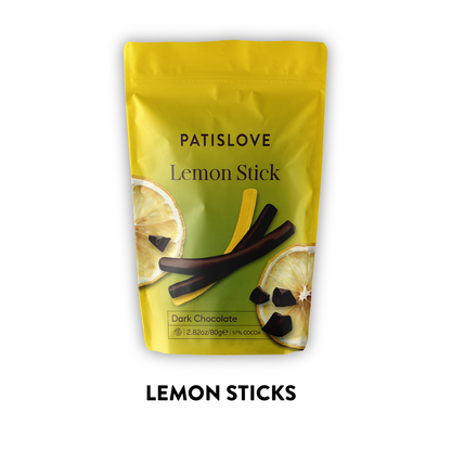 Lemon Stick Dark Chocolate - Patislove