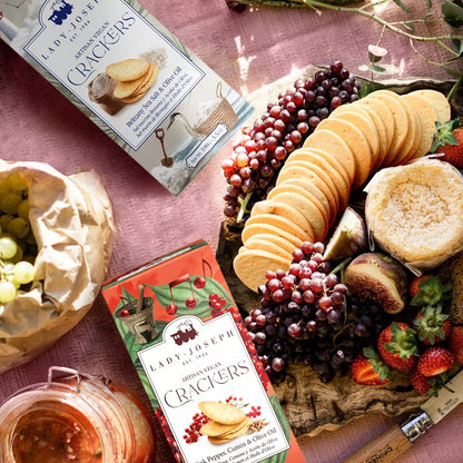 Artisan crackers with Red Pepper, Cumin & Olive Oil - Lady Joseph