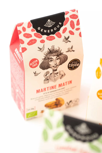 "Martine Matin" Oat & raisin cookies - Generous