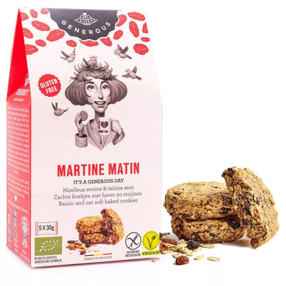 "Martine Matin" Oat & raisin cookies - Generous