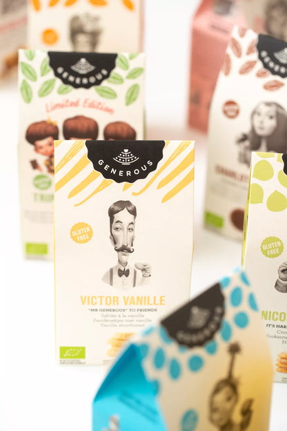 "Victor Vanille" Vanilla butter Shortbread - Generous