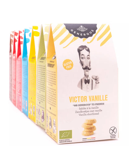 "Victor Vanille" Vanilla butter Shortbread - Generous