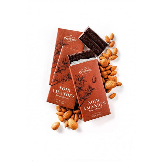 Dark Chocolate & Almonds - Café Tasse