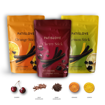 Cherry Stick Dark Chocolate - Patislove