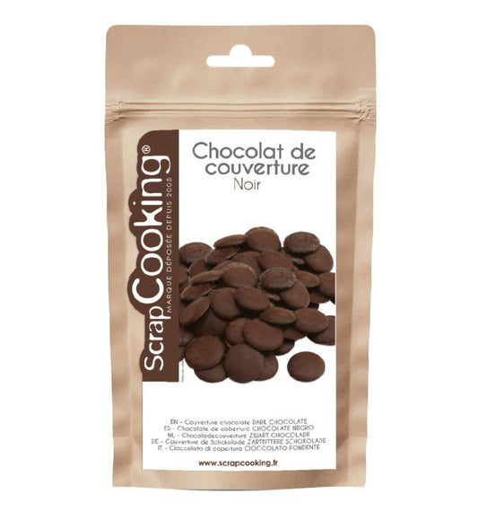 Premium Dark Chocolate Couverture- Scrapcooking