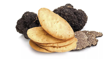 Artisan Vegan Crackers with Black Truffle & Olive Oil  - Lady Joseph