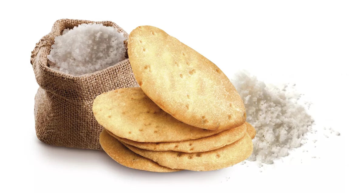 Artisan Crackers with Guérande Sea Salt & Olive Oil - Lady Joseph