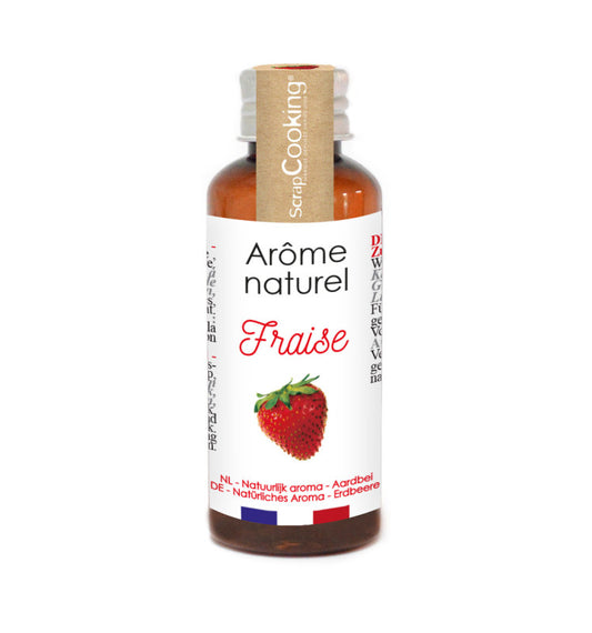 Natural Strawberry Flavouring 40 ml - Scrapcooking