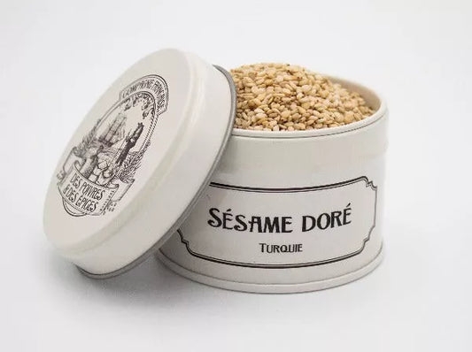 Golden sesame seeds - Compagnie Des Poivres Et Des Epices