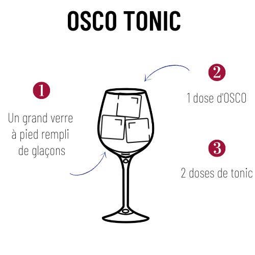 Alcohol-free aperitif “Le Rouge Ardent” - OSCO