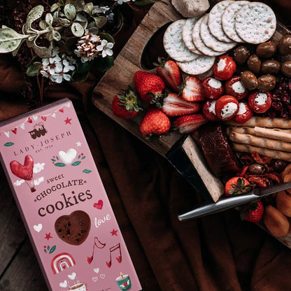 Heart shaped chocolate cookies - Lady Joseph