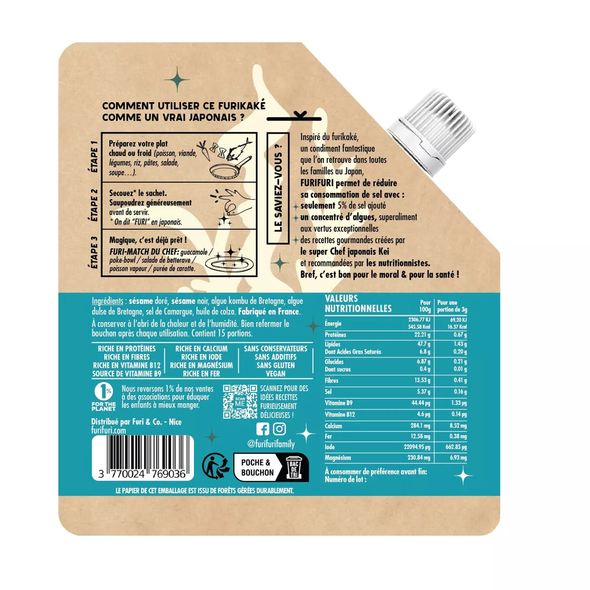 Furikake Original - Sesame & seaweed