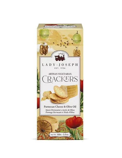 Crackers with Parmigiano Reggiano & olive oil - Lady Joseph