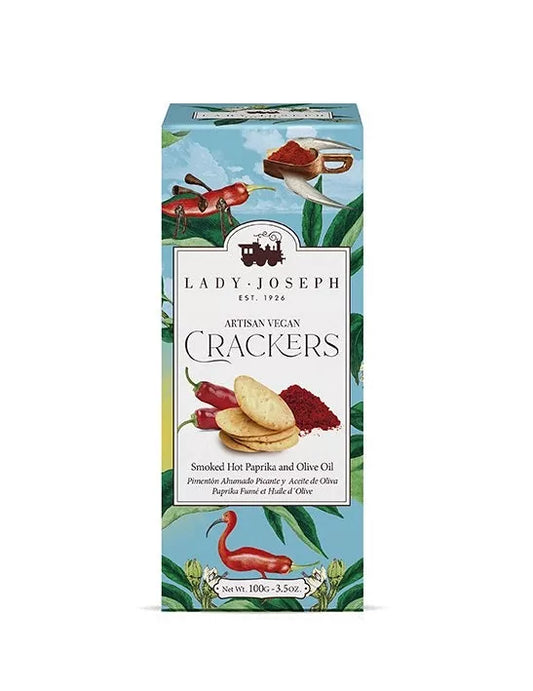 Crackers with Smoked Hot Paprika & Olive Oil - Lady Joseph