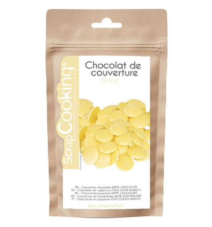 Premium White Chocolate Couverture- Scrapcooking