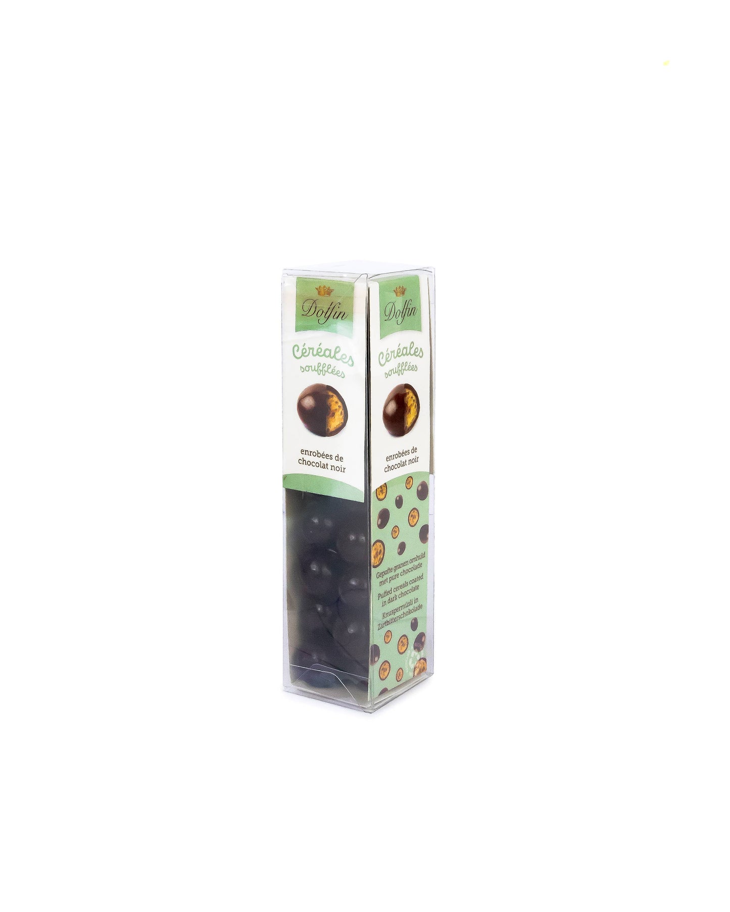 Dark Chocolate Coated Puffed Cereals - Dolfin