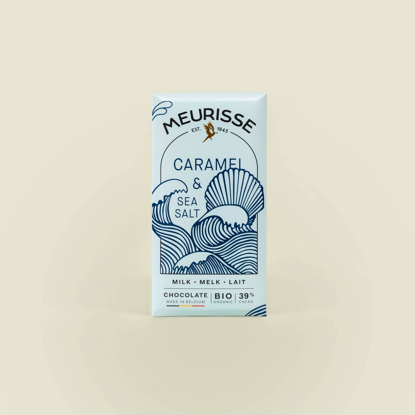 Organic Milk Chocolate with Caramel & Seasalt - Meurisse