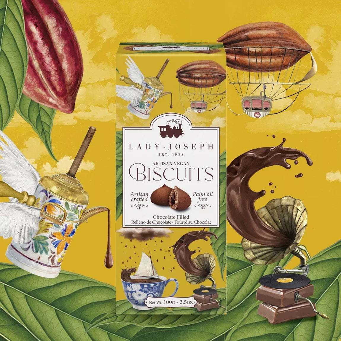 Cookies filled with chocolate - Lady Joseph