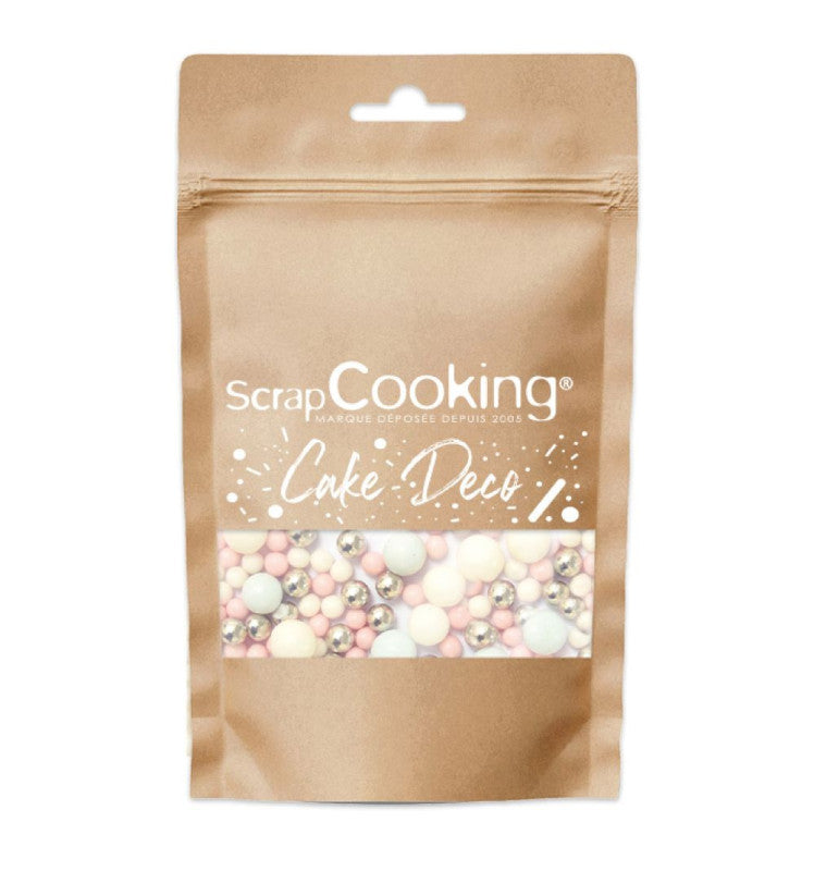 Pastel Bubbles Sugar Sprinkles - Scrapcooking