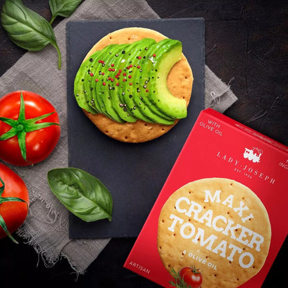 Maxi Cracker with tomato, rosemary & olive oil - Lady Joseph
