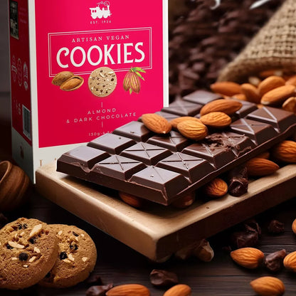 Cookies with almonds & dark chocolate - Lady Joseph