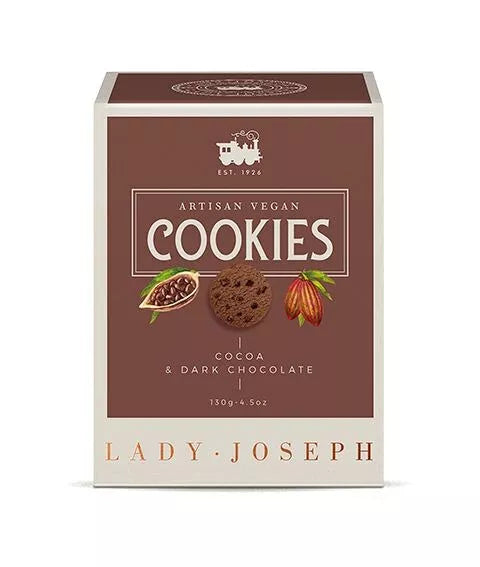 Cookies with cocoa and dark chocolate - Lady Joseph