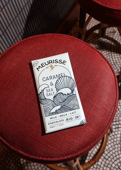 Organic Milk Chocolate with Caramel & Seasalt - Meurisse