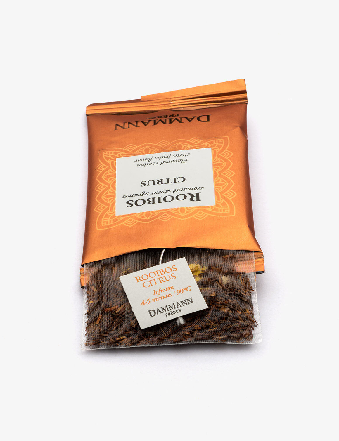 Rooibos Tea Citrus Crystal Sachets - Dammann Freres