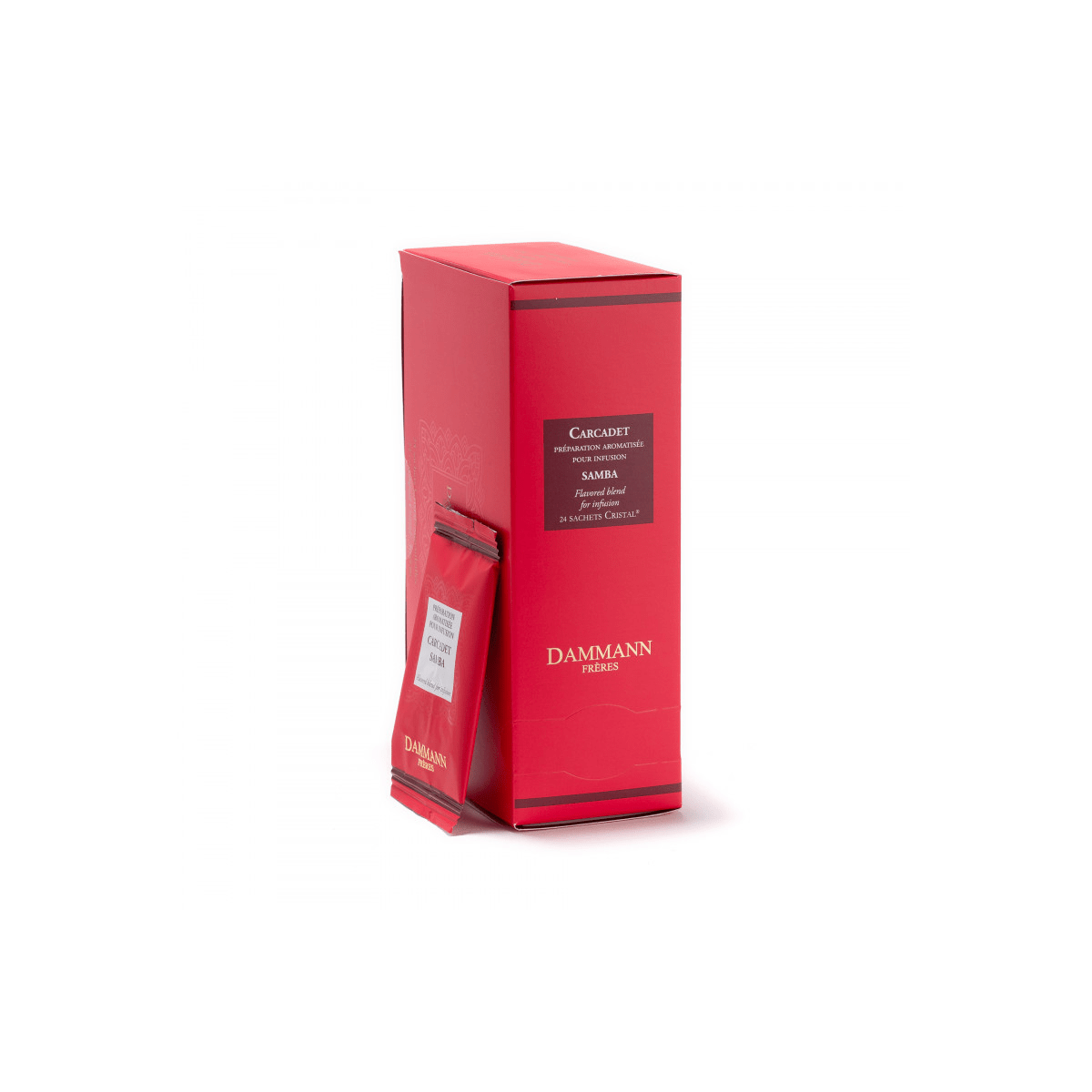 Carcadet Tea Samba Crystal Sachets - Dammann Freres