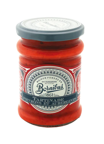 RED PEPPERS & EGGPLANT SPREAD - BORNIBUS