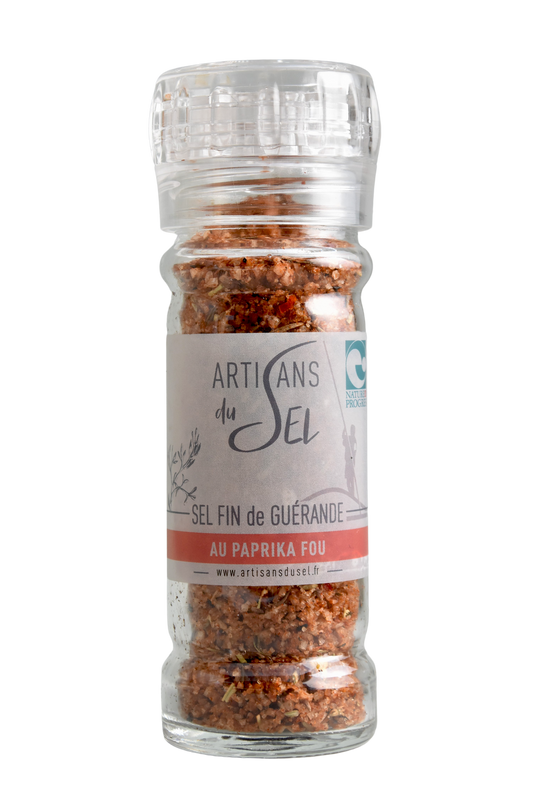 Mill Fine Guérande Salt  Crazy Paprika - Artisan du Sel