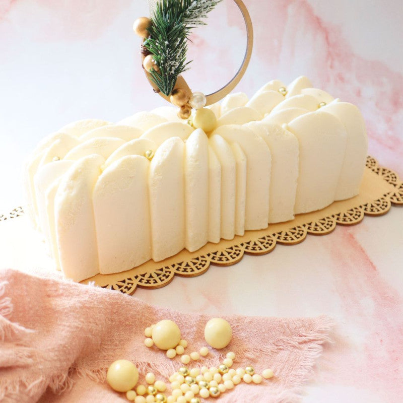 White & Gold Choco Pearls Deco- Scrapcooking