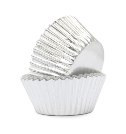 48 Silver Cupcake Cases- Scrapcooking